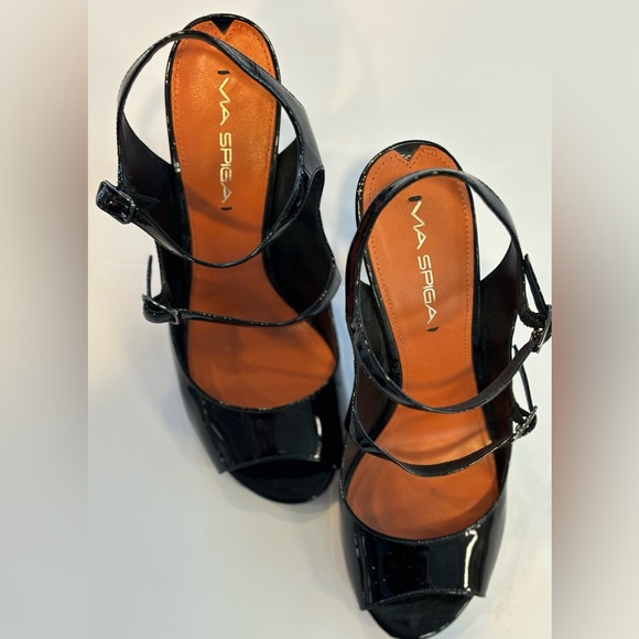 Via Spiga Roseanne Peep Toe Sandals - Picture 1 of 2